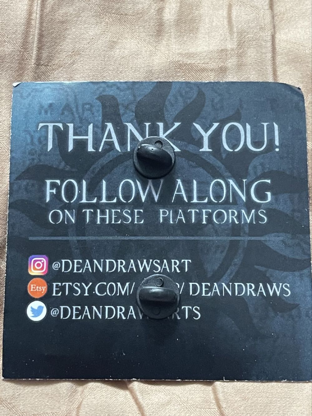 Supernatural “Charlie Bradbury” - FANTASY (DeanDraws) Pin - Fantasy pin collectible - Main Image 2