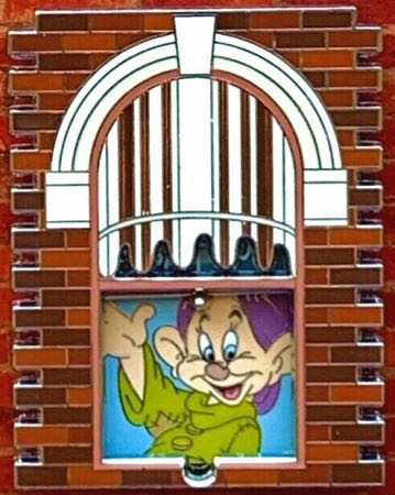 Windows of Main Street USA - Ken Anderson Bait Co. (Dopey) - Slider pin collectible - Main Image 2