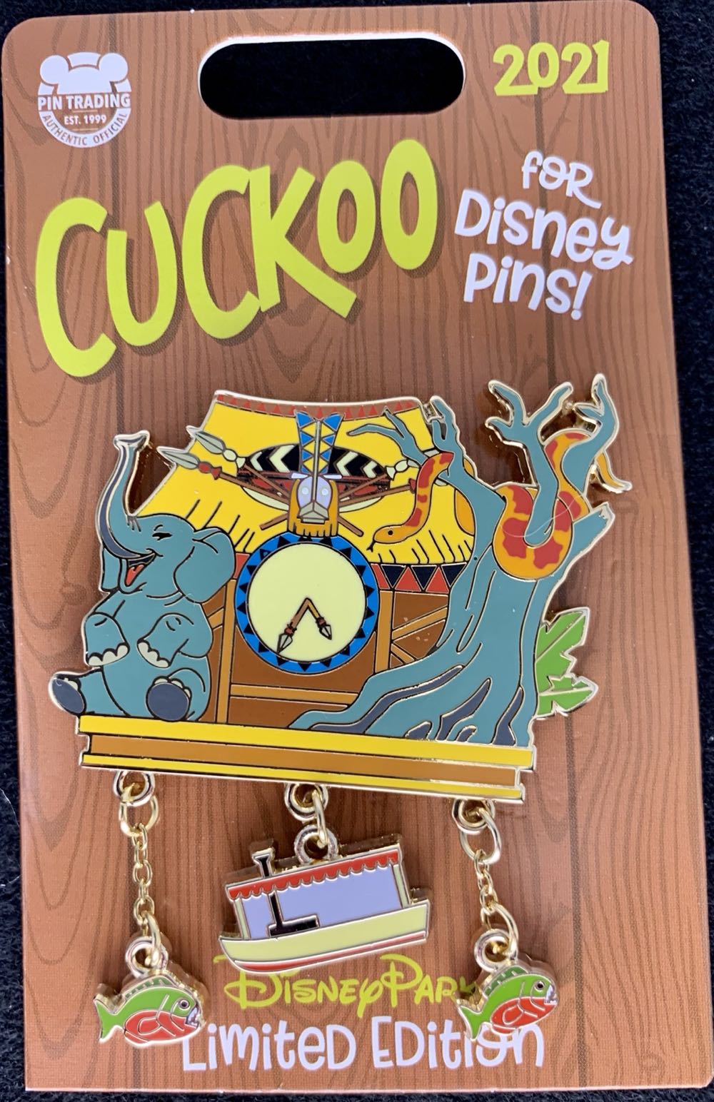 Cuckoo For Disney (Clocks) - Jungle Cruise - Dangle pin collectible - Main Image 2