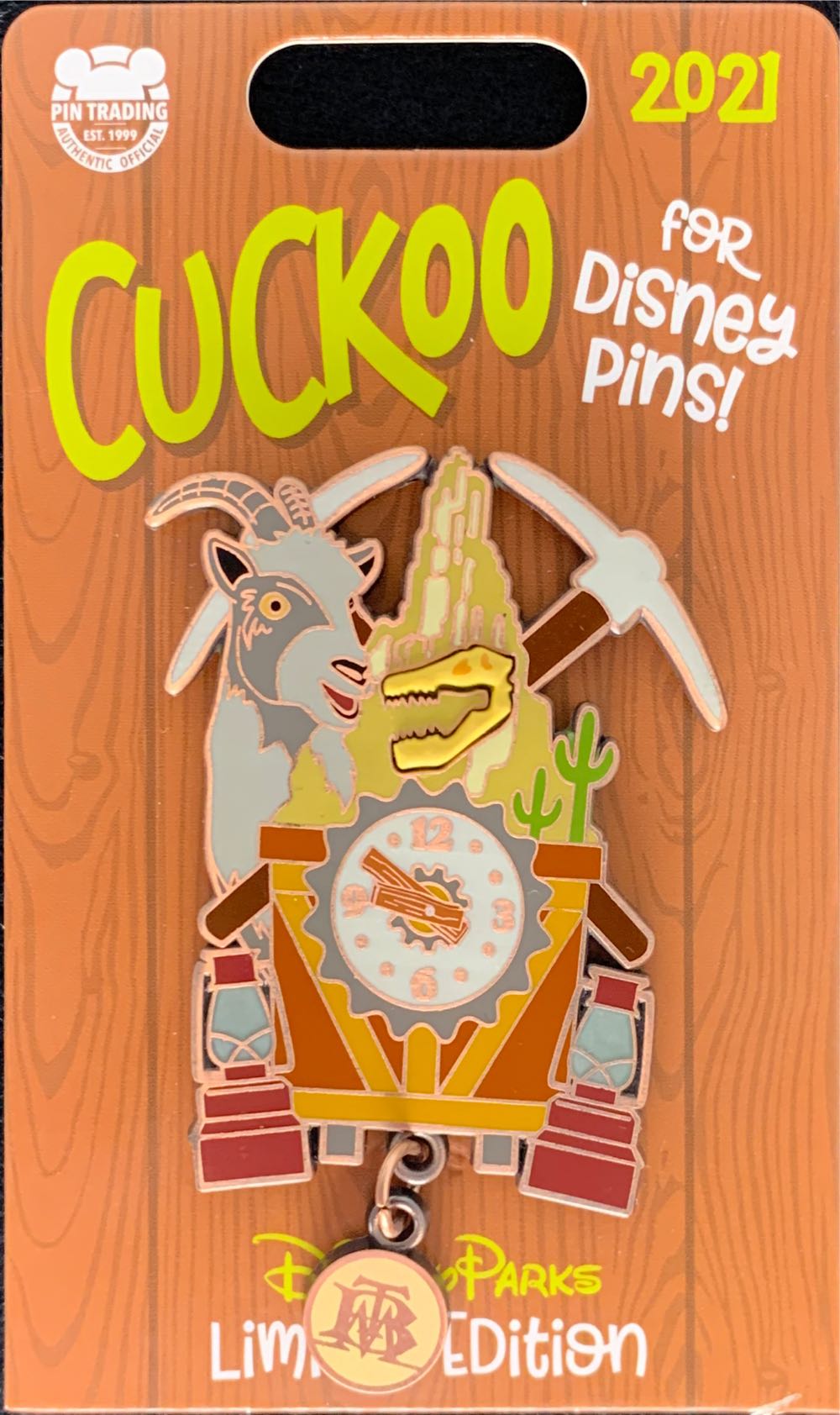 Cuckoo For Disney (Clocks) - Big Thunder Mountain Railroad - Dangle pin collectible - Main Image 2