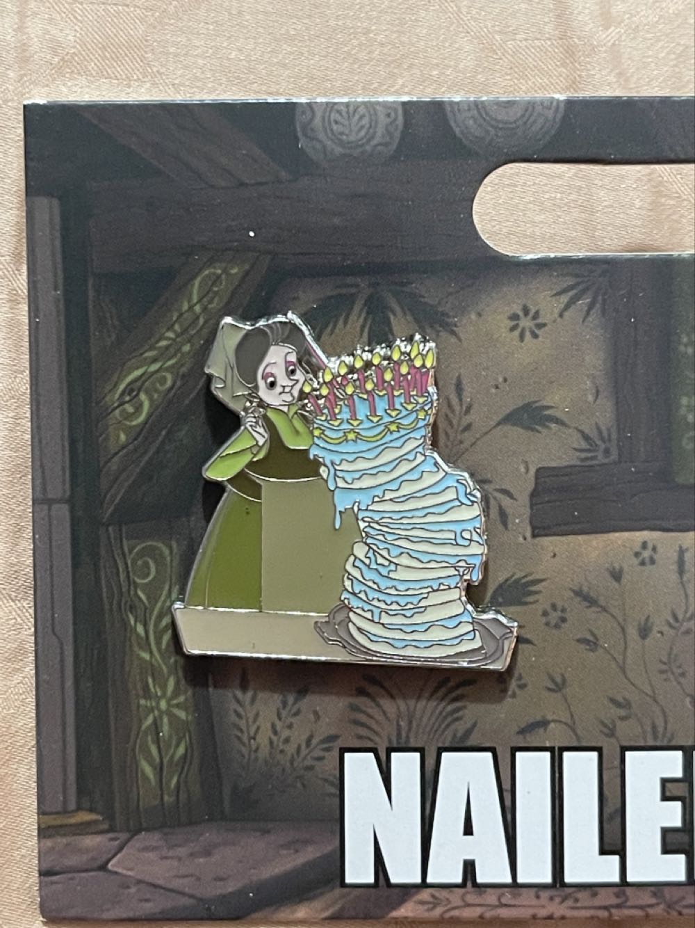Fauna “Nailed It” 2 Pin Set - Disney Parks Pin - Rack pin collectible [Barcode 400928613397] - Main Image 1