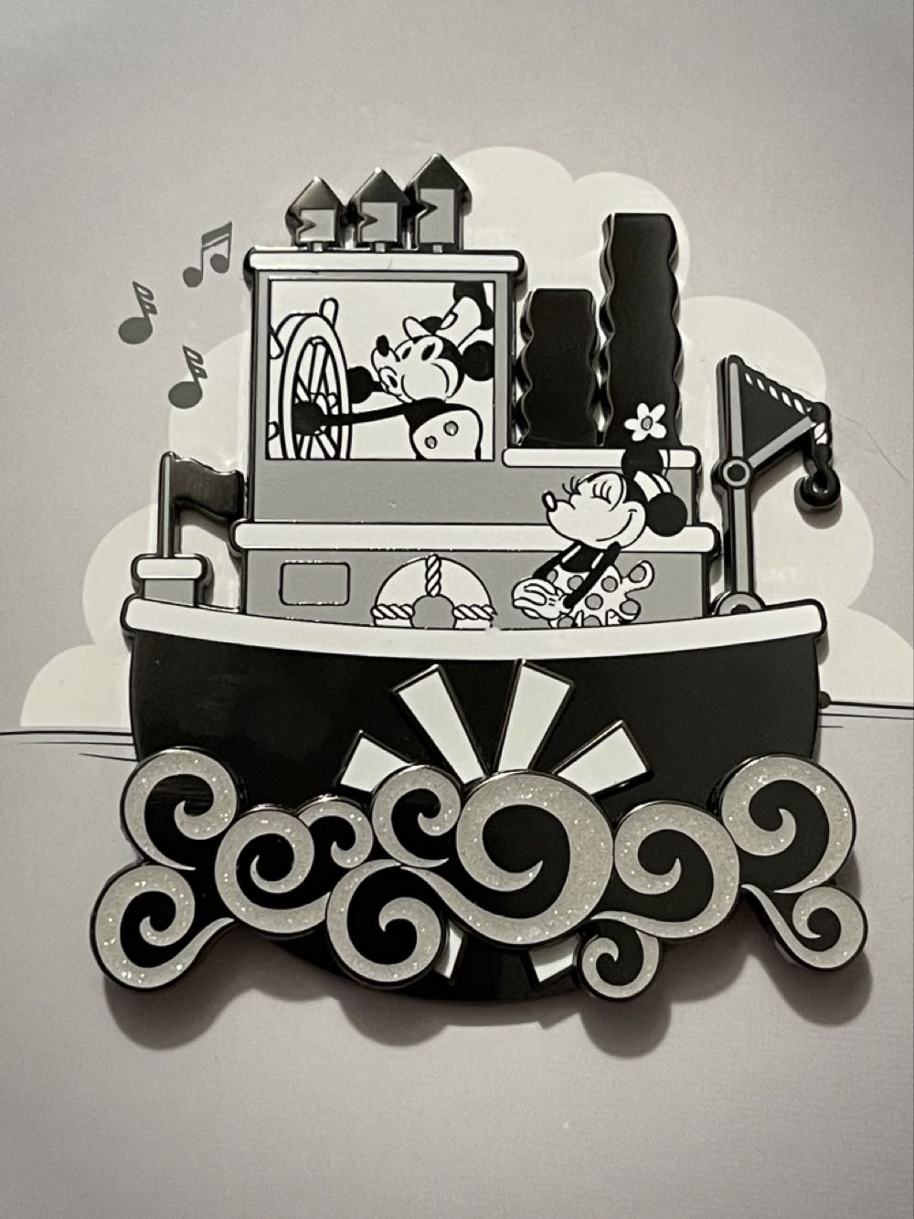 Steamboat Willie Jumbo - Loungefly Limited Edition Disney Pin - Collector’s Box pin collectible [Barcode 671803375659] - Main Image 2