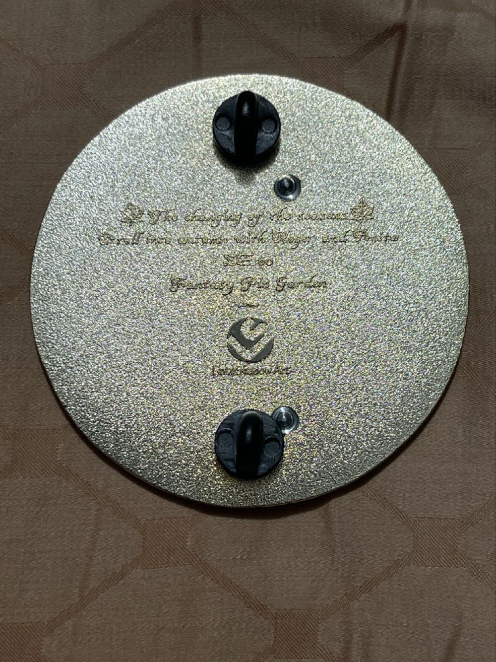 Belle Autumn “Seasons” Series - FANTASY (FantasyPinGarden) Limited Edition Disney Pin - Fantasy pin collectible - Main Image 2