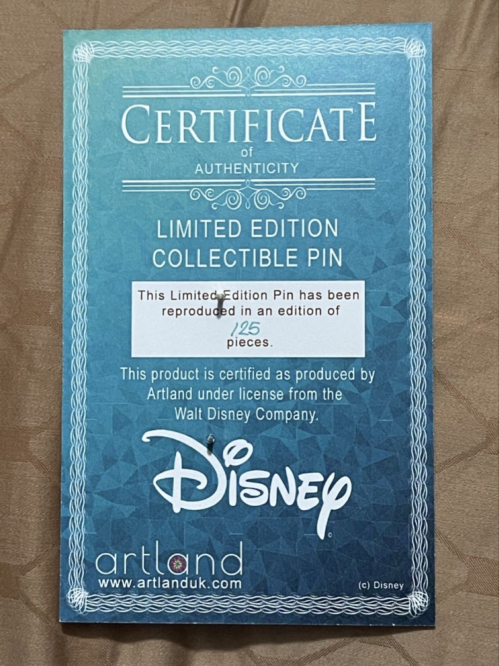 Bambi Field Mouse With Dew Drop - Artland Limited Edition Disney Pin - Rack pin collectible - Main Image 2