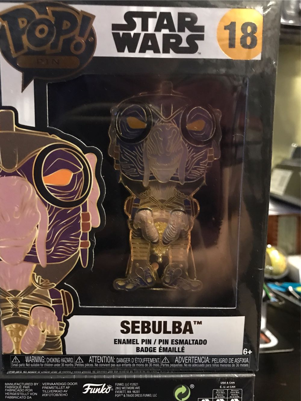 Sebulba - POP! Pins pin collectible [Barcode 671803385948] - Main Image 2