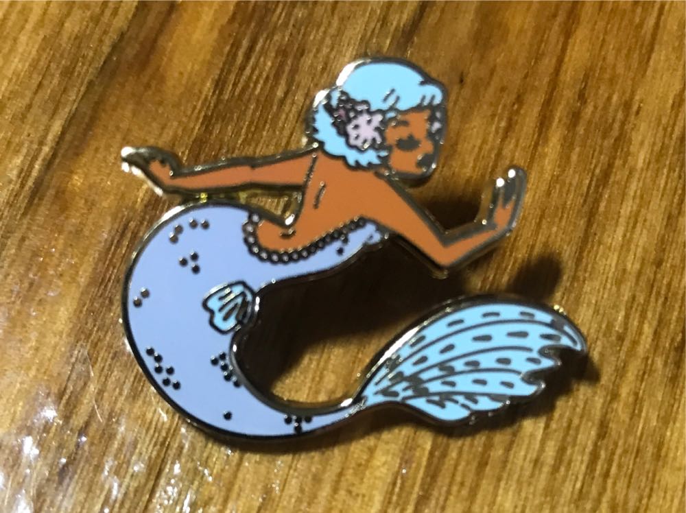 Funny: Mermaid  pin collectible - Main Image 1