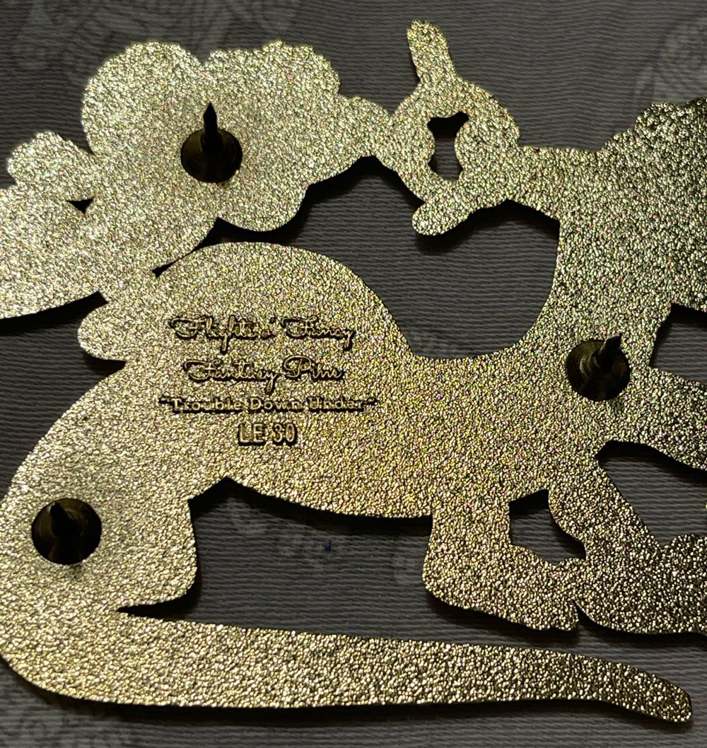 Joanna and Frank “Trouble Down Under” Series - FANTASY (FlightsOFancyFantasyPins) Limited Edition Disney Pin - Fantasy pin collectible - Main Image 3