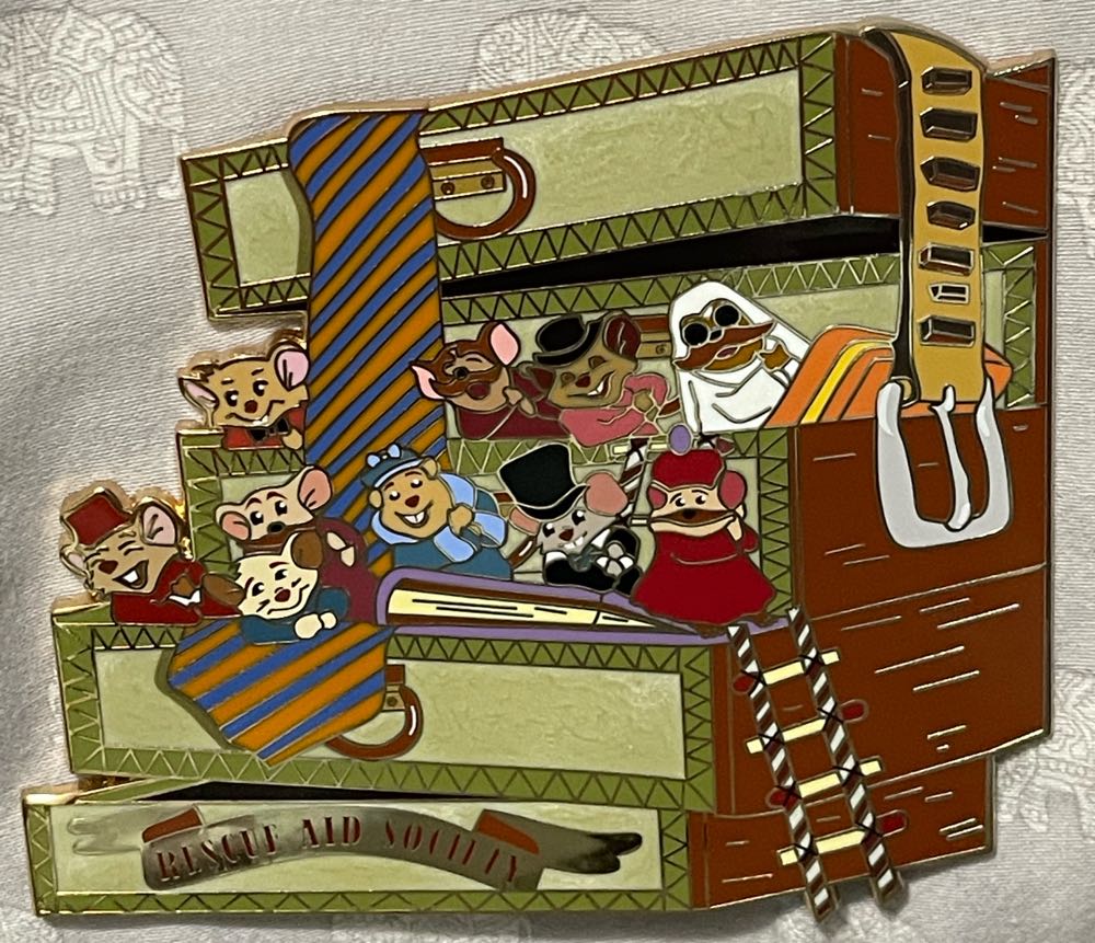 The Rescue Aid Society “Turible Trubble” Series - FANTASY (FlightsOFancyFantasyPins) Limited Edition Disney Pin - Fantasy pin collectible - Main Image 2