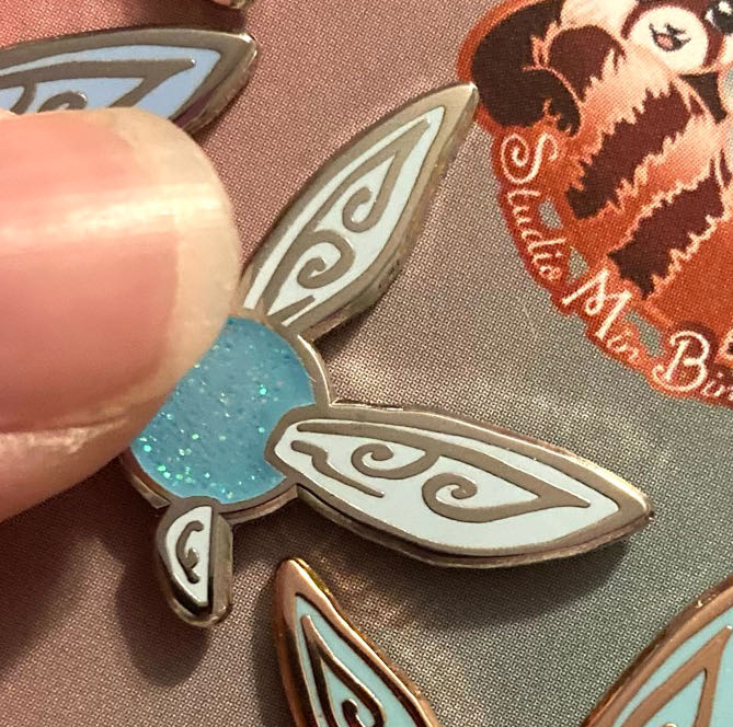 Fairy, Light Blue  pin collectible - Main Image 3