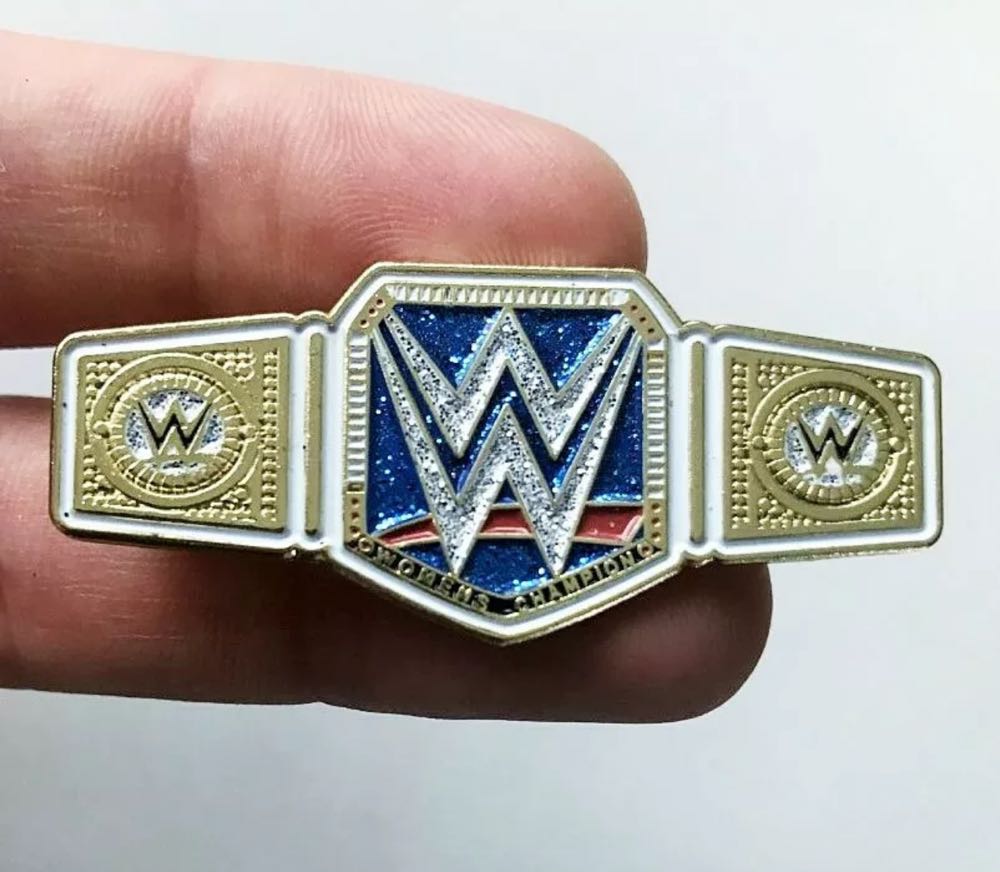 WWE Smackdown Women’s Championship Belt Pin - Enamel pin collectible - Main Image 2