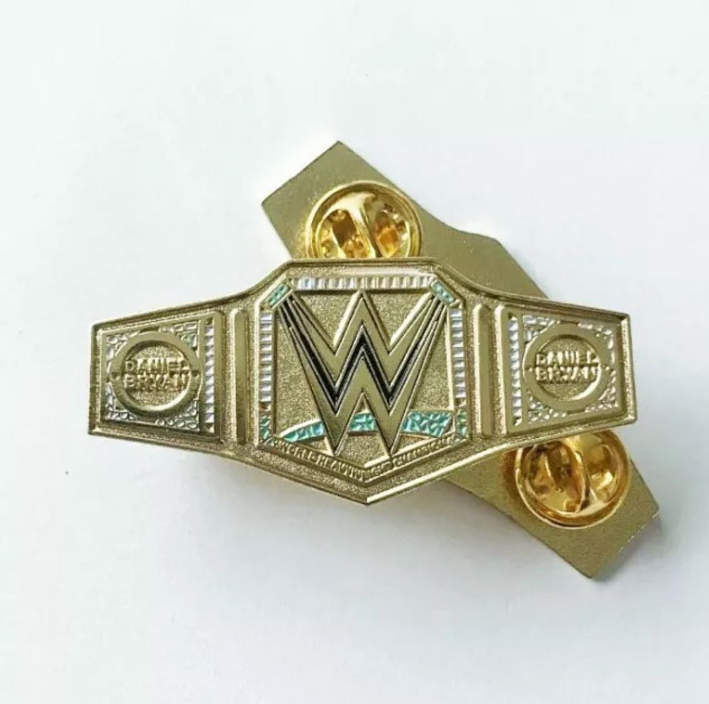 WWE Championship Eco Friendly Belt Pin - Enamel pin collectible - Main Image 1