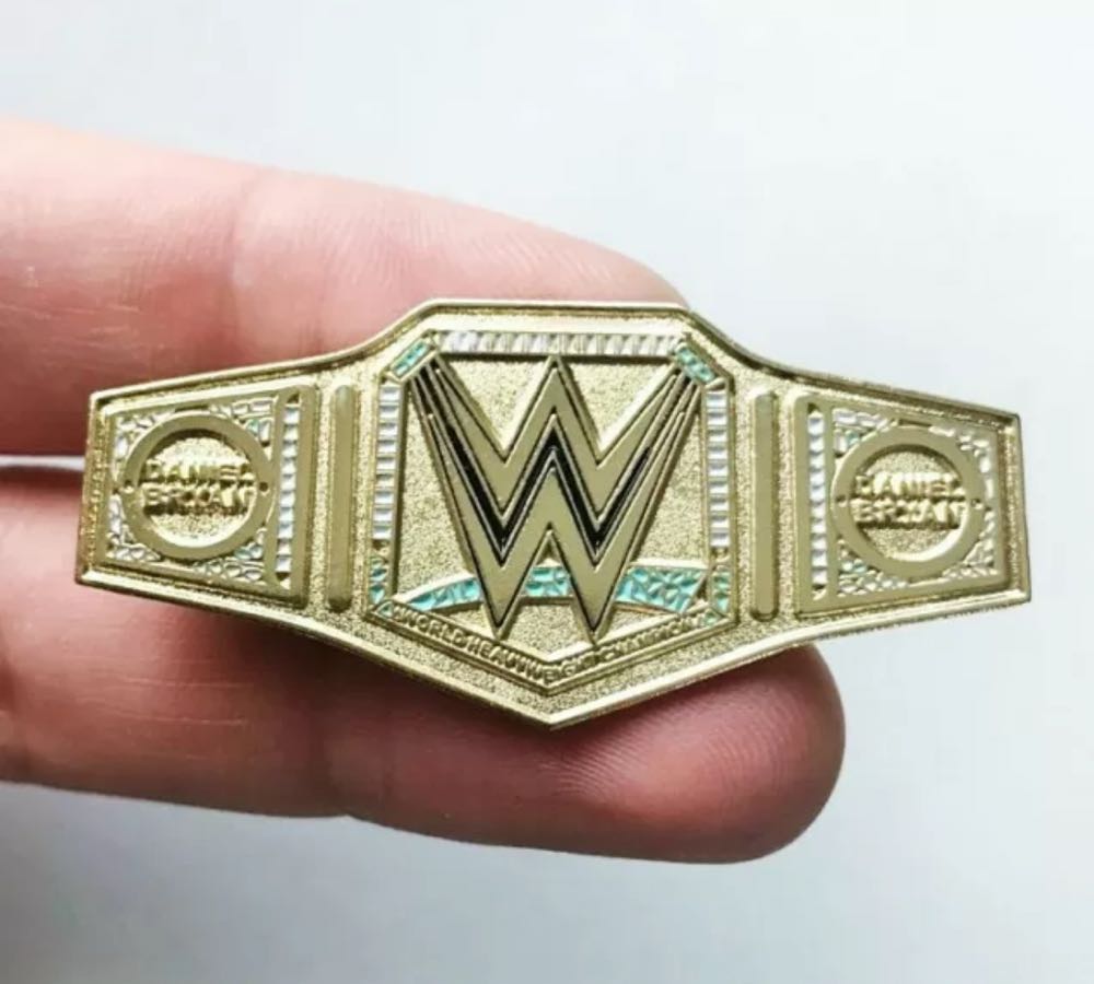 WWE Championship Eco Friendly Belt Pin - Enamel pin collectible - Main Image 2