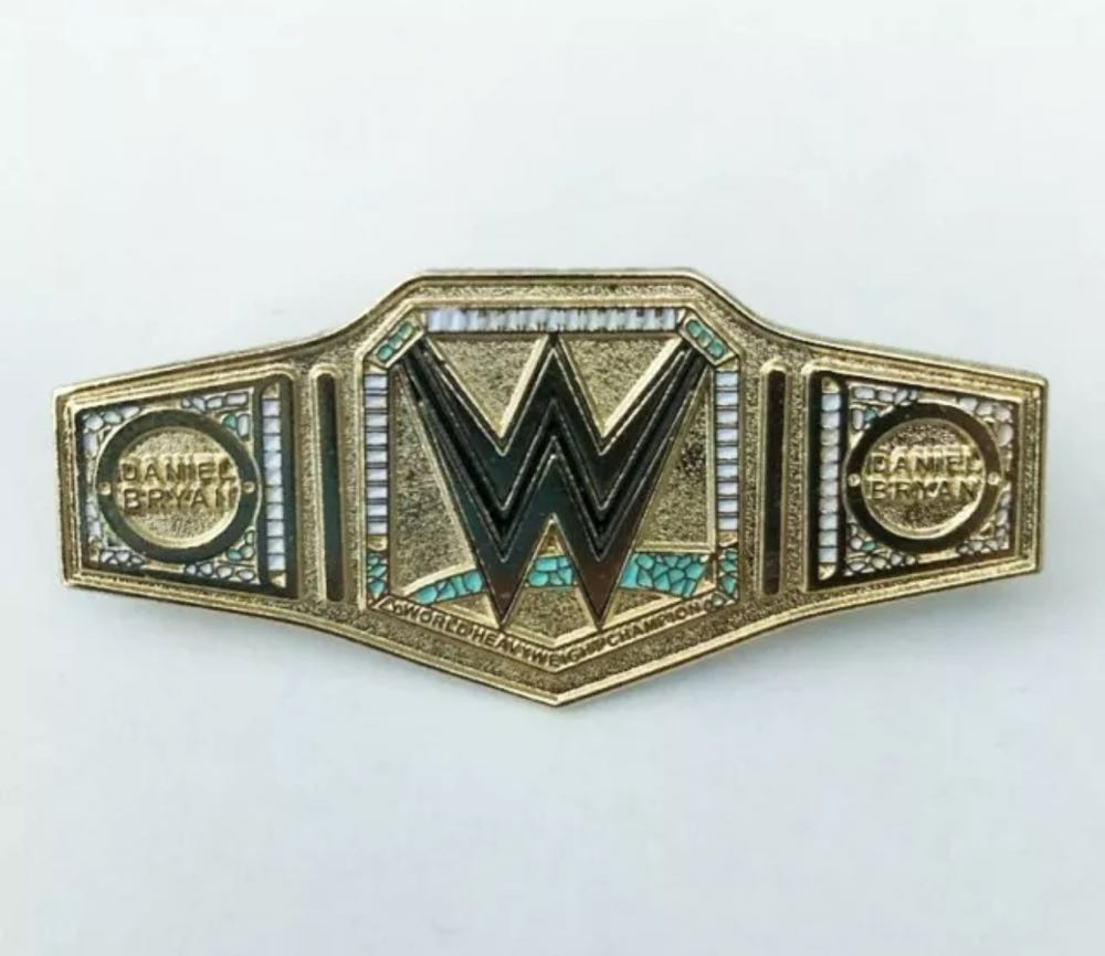 WWE Championship Eco Friendly Belt Pin - Enamel pin collectible - Main Image 3