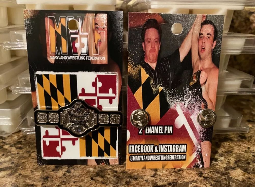 MWF Heavyweight Championship Belt Pin - Enamel pin collectible - Main Image 2