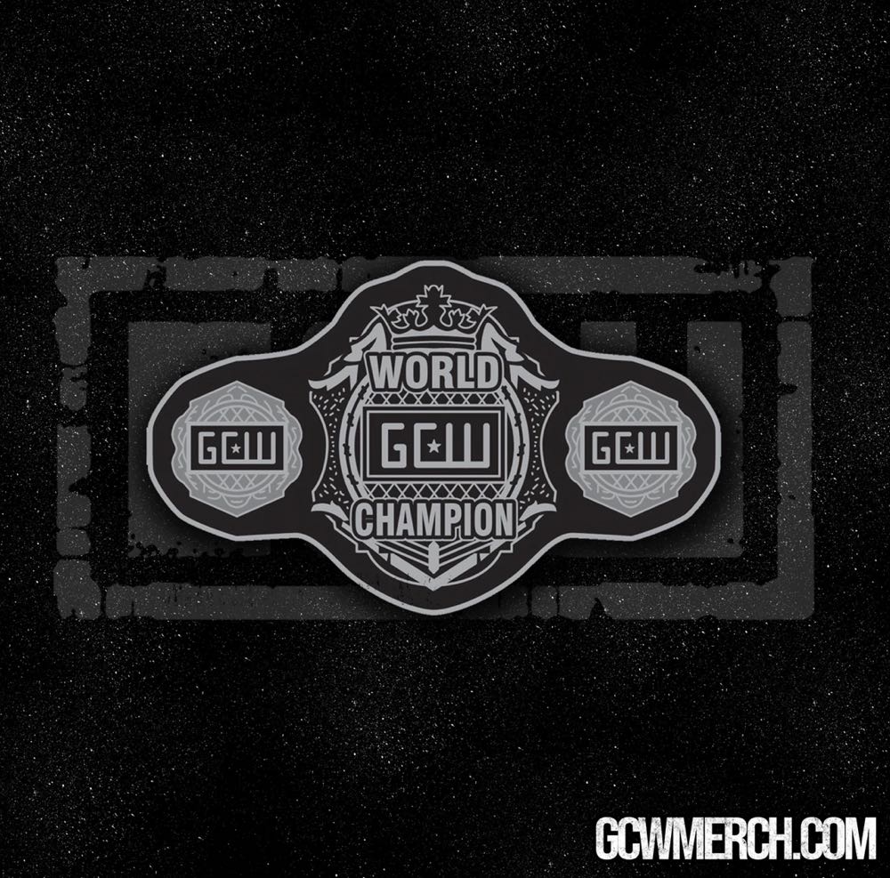 GCW World Championship Belt Pin - Enamel pin collectible - Main Image 2