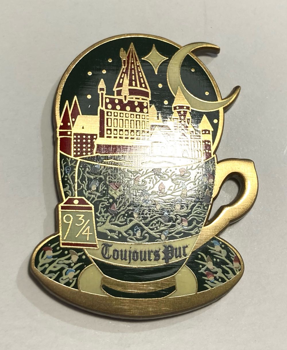 Teacup, Black Tapestry  pin collectible - Main Image 4