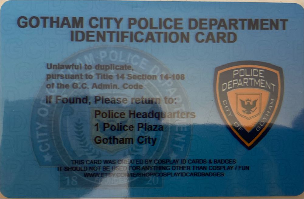 GCPD Detective James Gordon 9752 - Lanyard pin collectible - Main Image 2