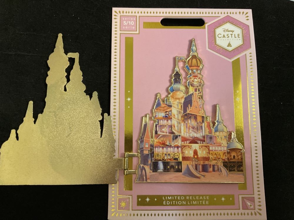 Disney Castle Collection No. 5/10 - Tangled - Ltd Release  pin collectible - Main Image 2