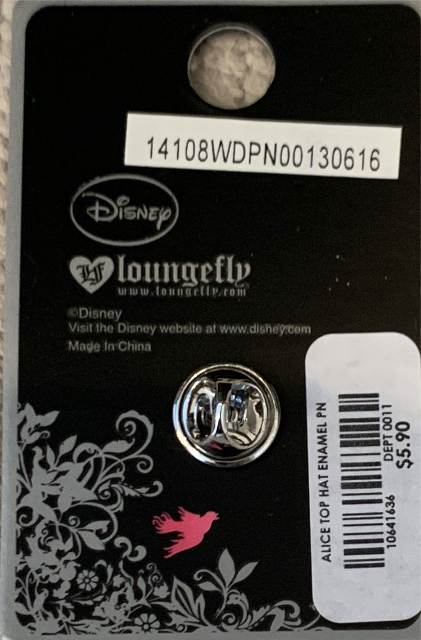 Mad Hatter’s Hat - Disney Loungefly pin collectible [Barcode 10641636] - Main Image 2