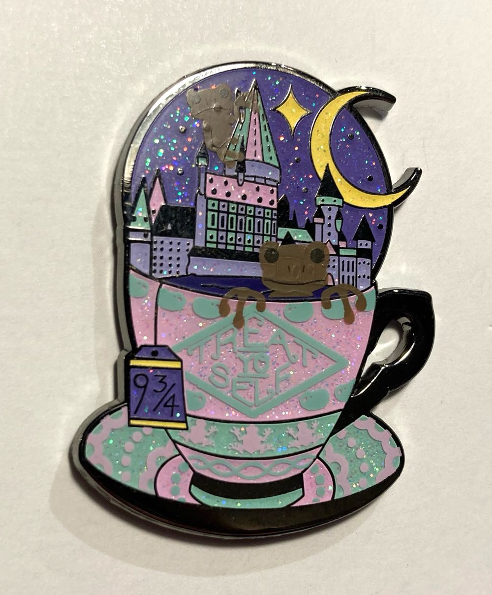 Teacup, Treat Yo’ Self (Black Nickel)  pin collectible - Main Image 3