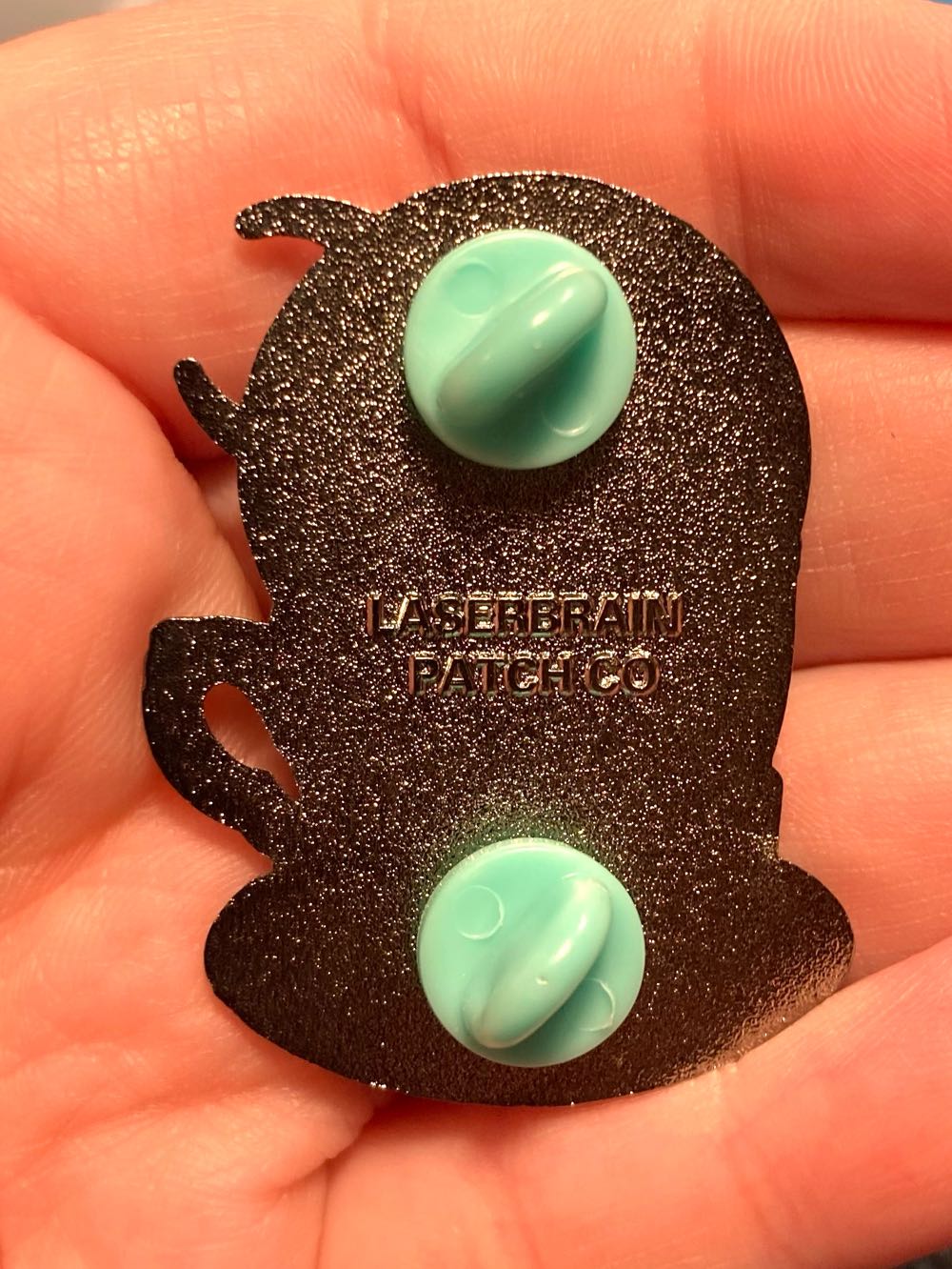 Teacup, Treat Yo’ Self (Black Nickel)  pin collectible - Main Image 4