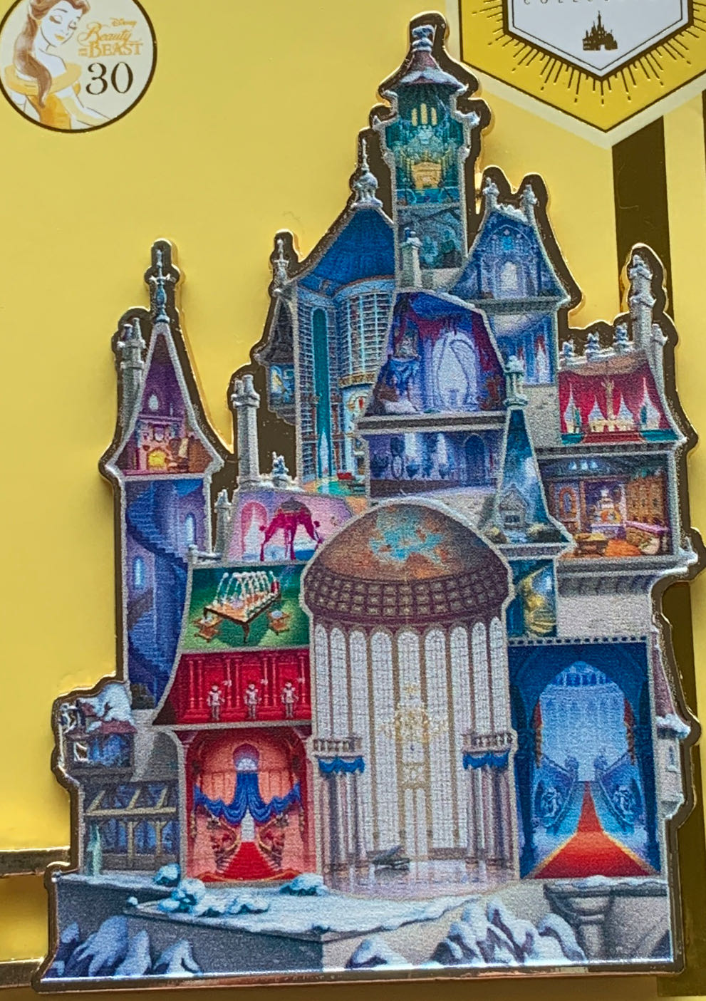 Castle Collection - Beauty and the Beast - Hinged pin collectible - Main Image 2