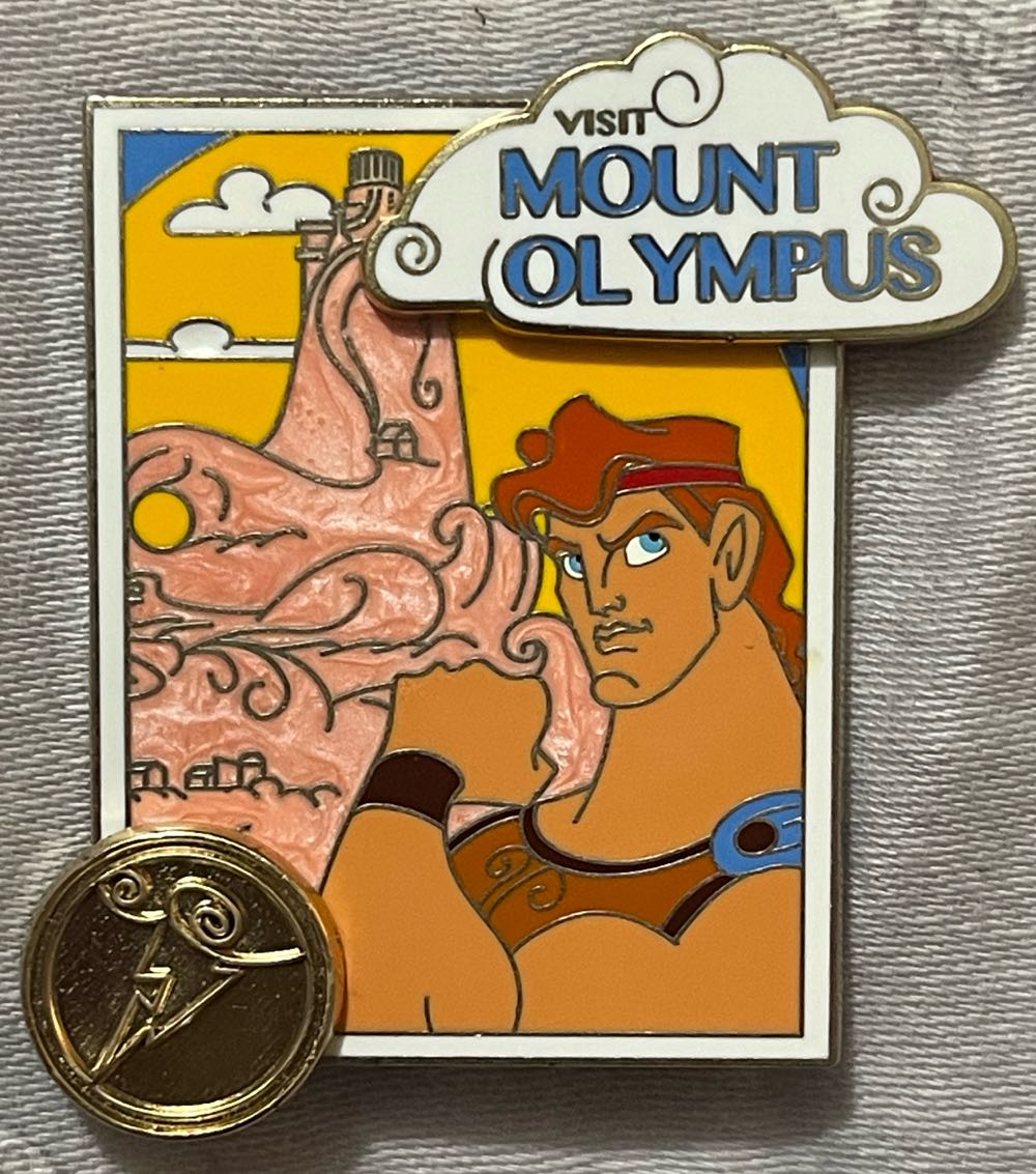 Hercules Mount Olympus “Disney Dream Destinations” Series - Disneyland Limited Edition Pin - Rack pin collectible [Barcode 400935763450] - Main Image 3