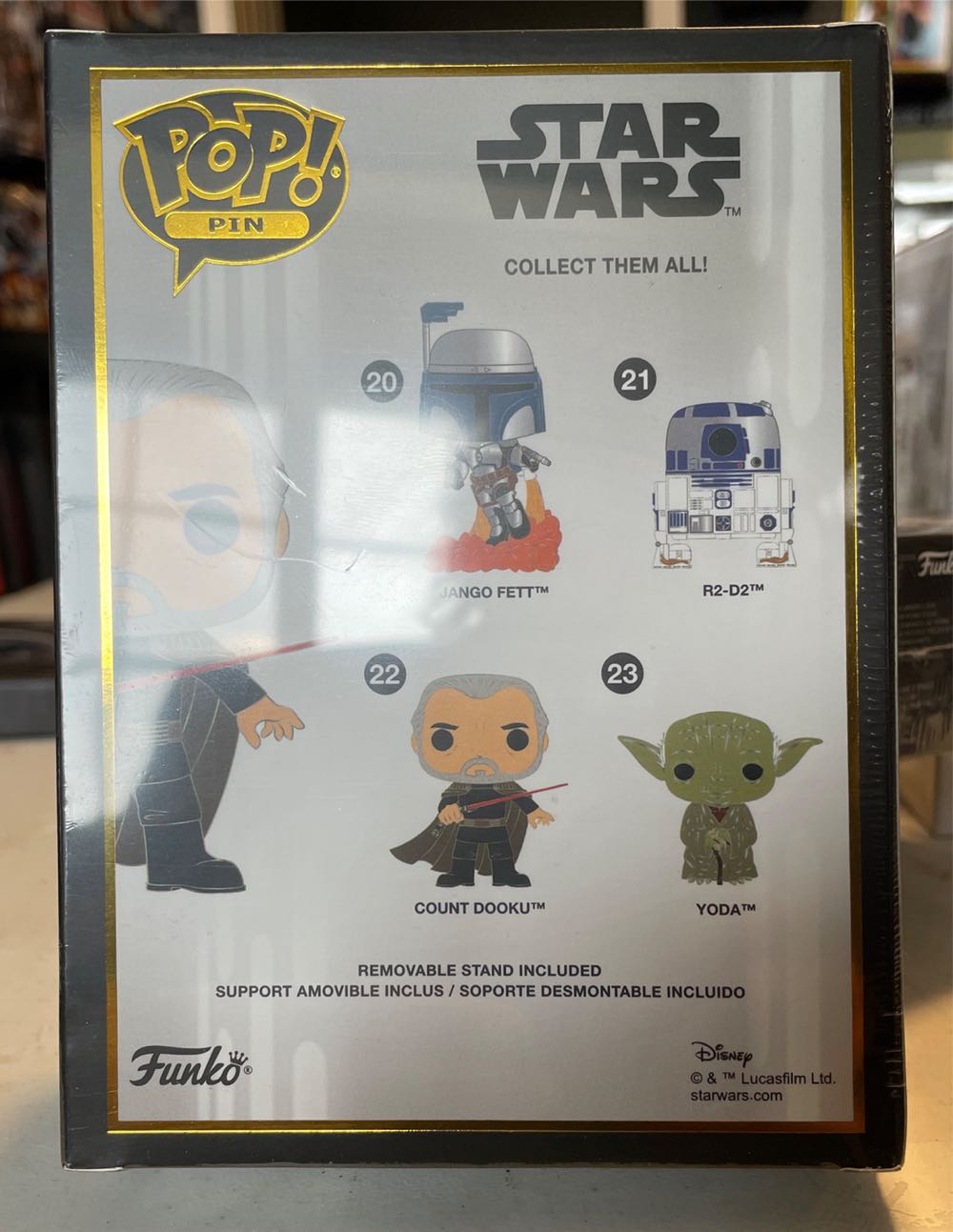 Count Dooku - Enamel pin 4.5 pin collectible [Barcode 671803398801] - Main Image 2