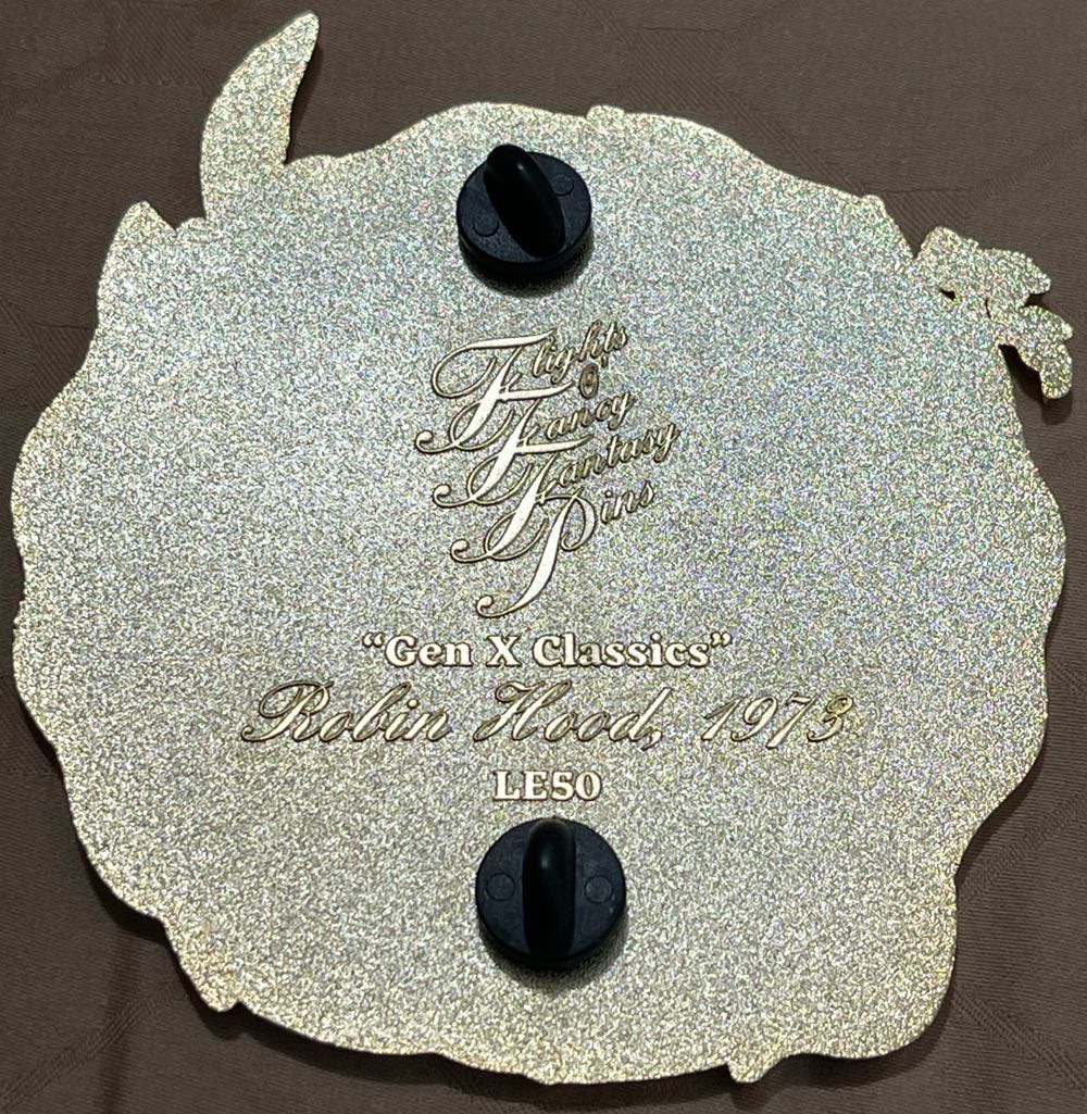 Robin Hood And Maid Marion “Gen X Classics” Series - FANTASY (FlightsOFancyFantasyPins) Limited Edition Disney Pin - Fantasy pin collectible - Main Image 2