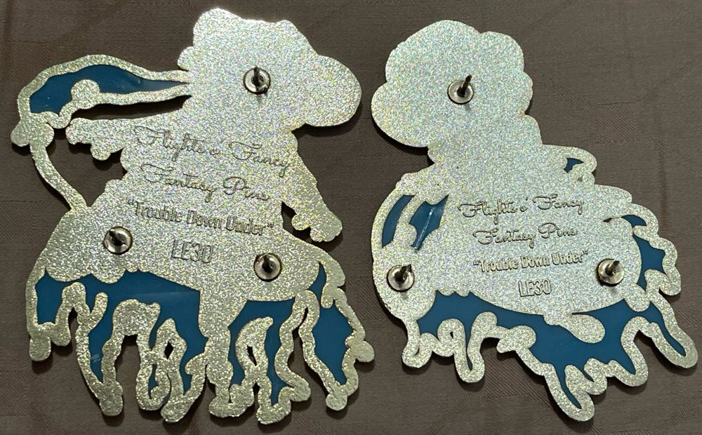 Bernard On Lightning Bug “Trouble Down Under” Series - FANTASY (FlightsOFancyFantasyPins) Limited Edition Disney Pin - Fantasy pin collectible - Main Image 4