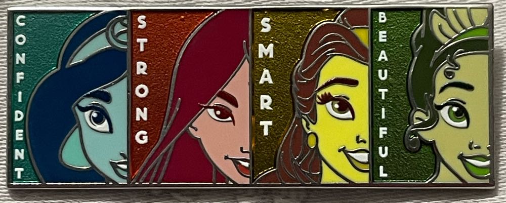 International Women’s Day 2022 (Jasmine, Mulan, Belle And Tiana) - Disney Parks Limited Release Pin - Rack pin collectible [Barcode 400944814792] - Main Image 3