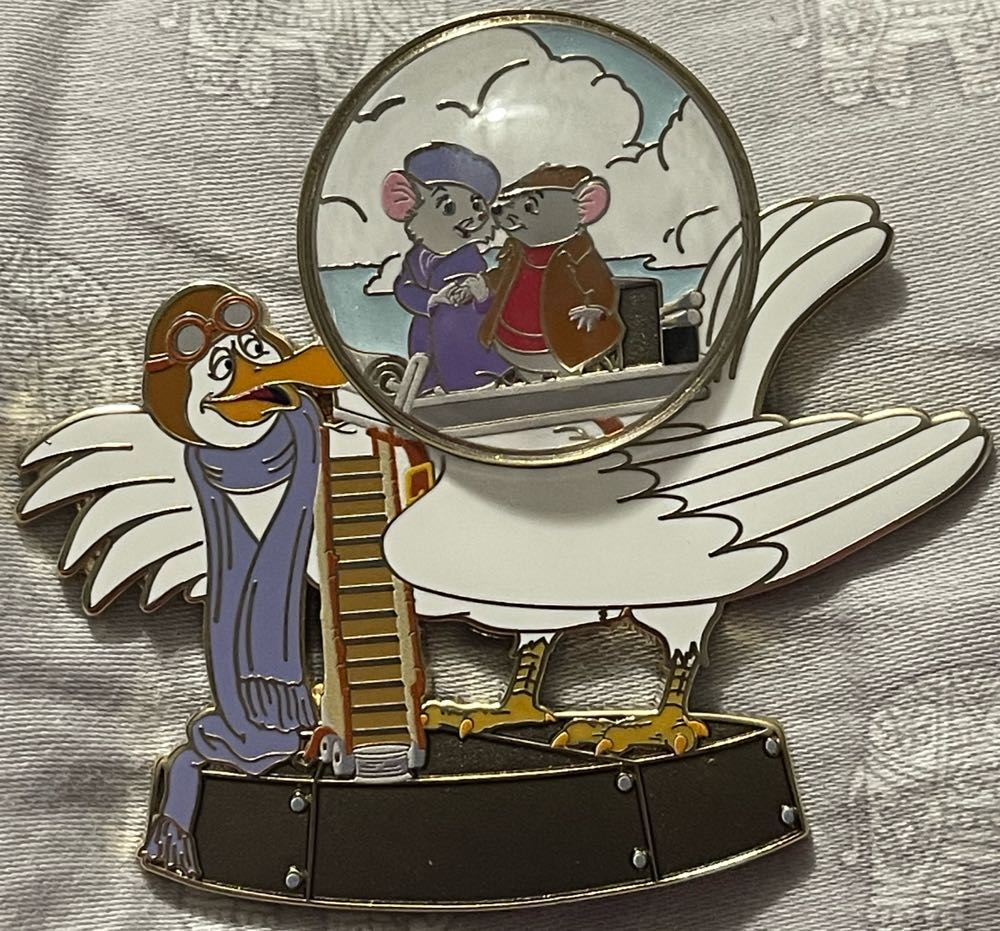 The Rescuers “Snow Globe” Series - DEC Limited Edition Disney Pin - Cast Member Exclusive pin collectible [Barcode 400000172712] - Main Image 3