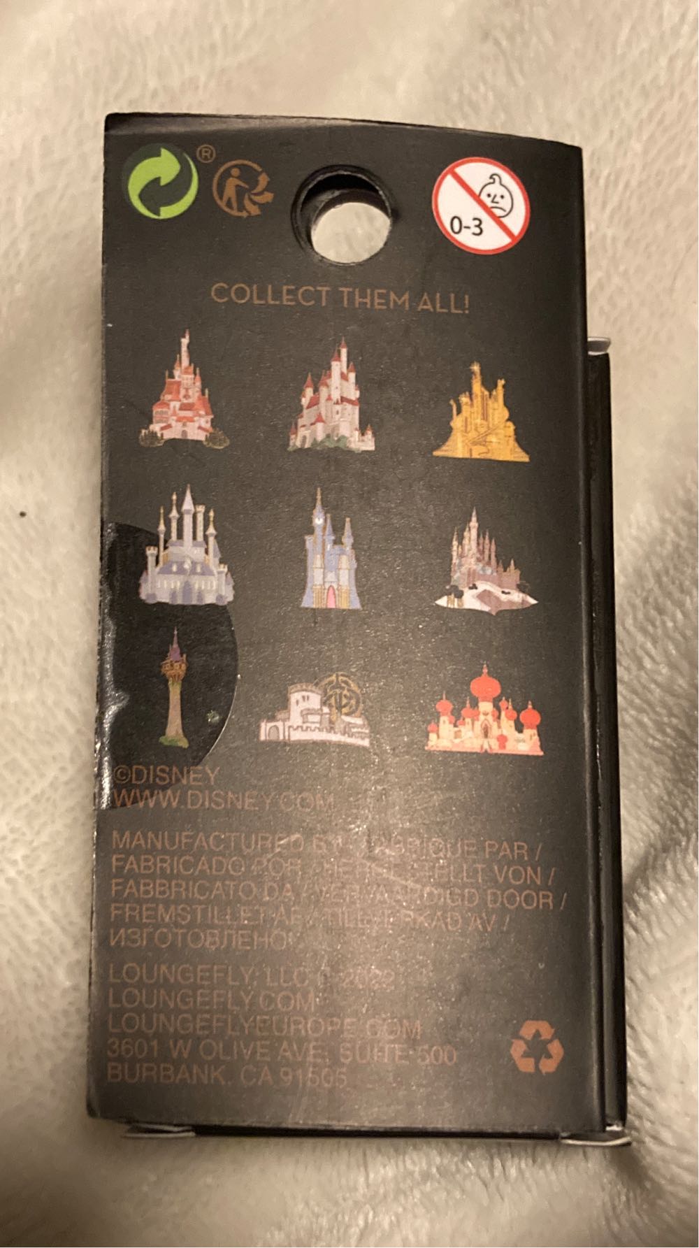 Sleeping Beauty’s Castle Pin  pin collectible - Main Image 3
