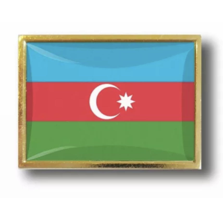 P Azerbijan  pin collectible - Main Image 1