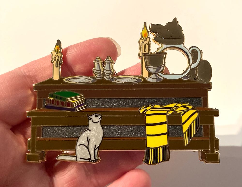 Hogwarts Great Feast, Hufflepuff Table  pin collectible - Main Image 3