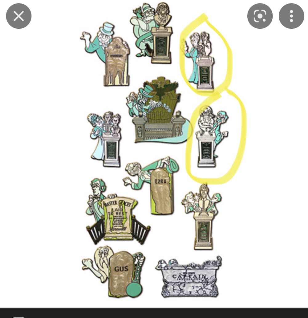 Disney: HM: 2012 Graveyard Mystery 1/11  pin collectible - Main Image 2