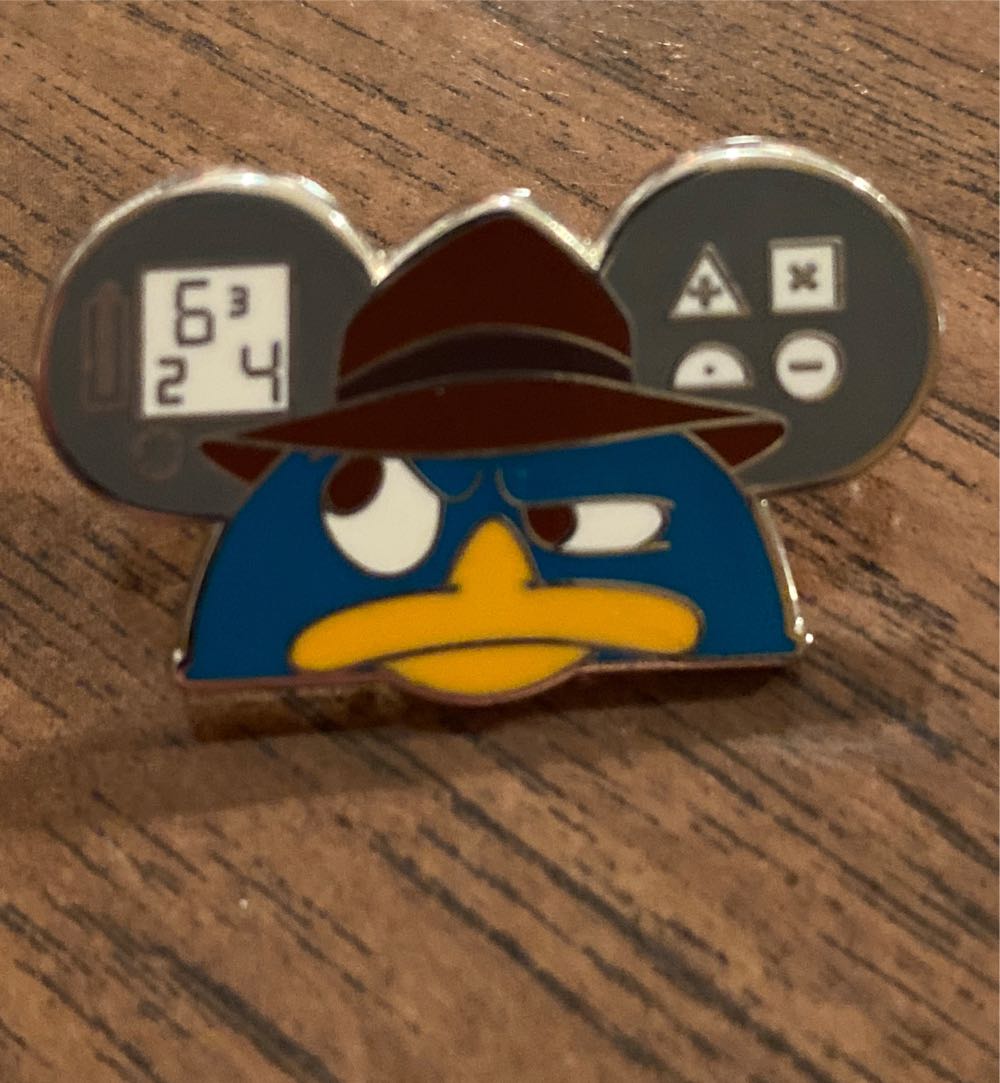 Perry The Platypus Mickey Ear Hat  pin collectible - Main Image 1