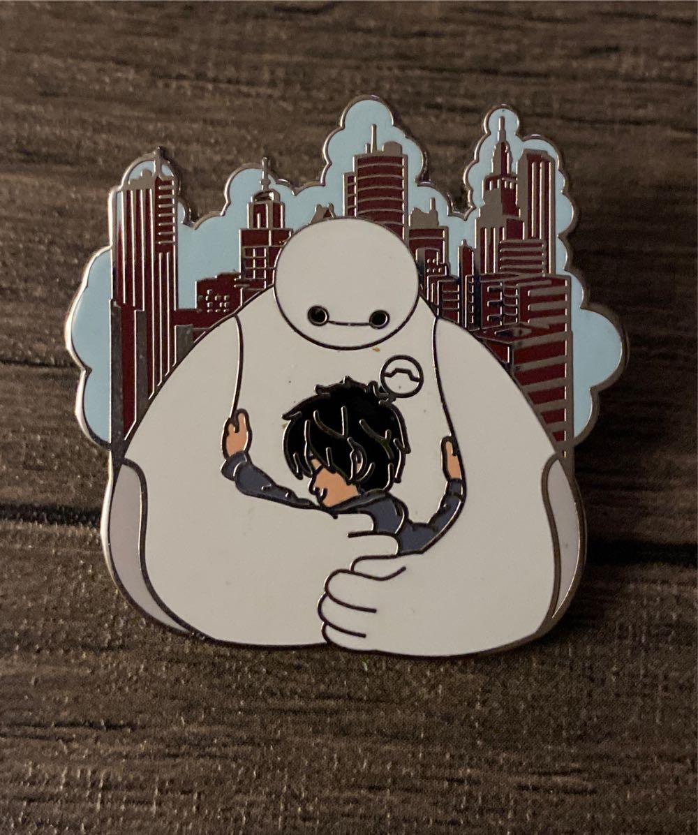 Baymax And Hiro Hugs  pin collectible - Main Image 1