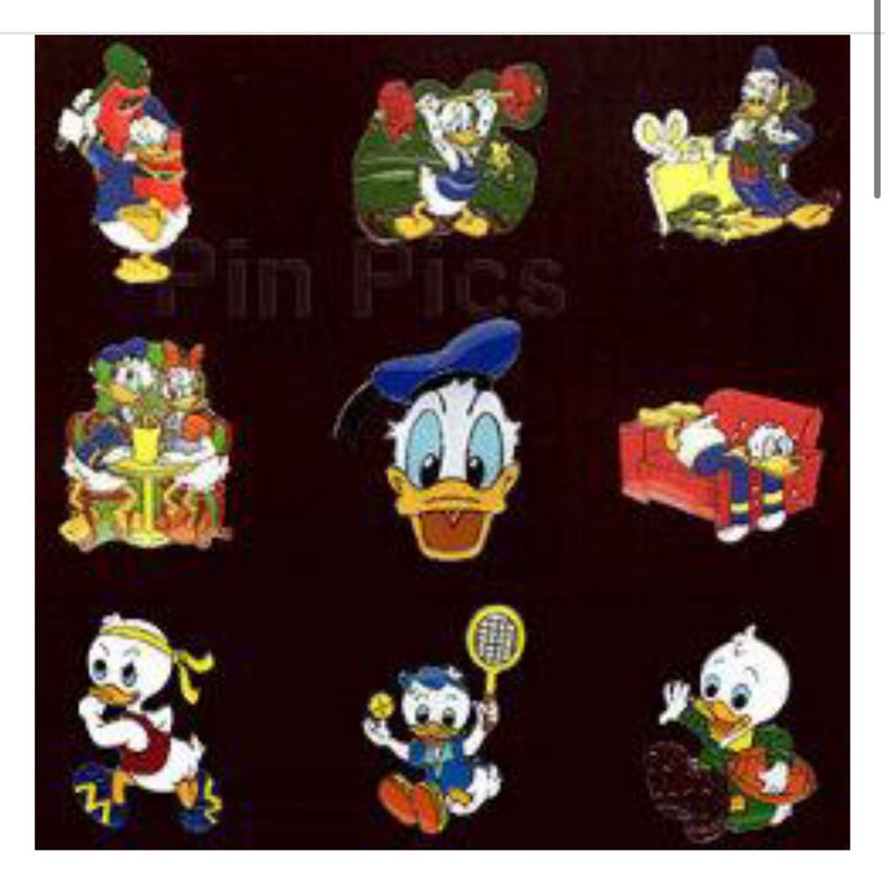 Disney: Donald: Swinging Mallot  pin collectible - Main Image 2