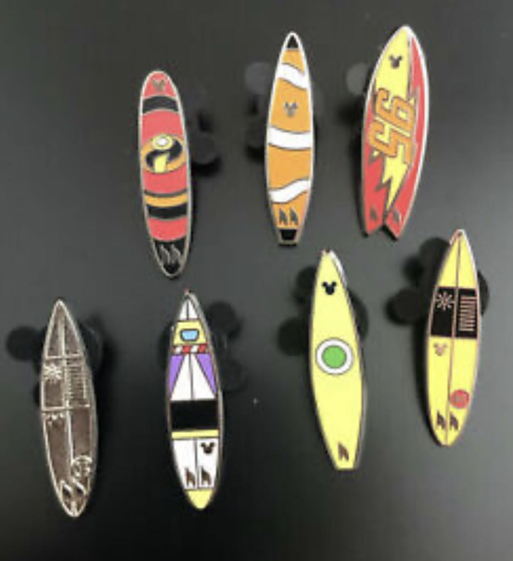 Disney: Pixar: 2018 Surfboard 1/7  pin collectible - Main Image 2