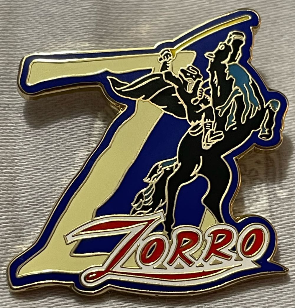 Zorro - Disney World Limited Edition Pin - Rack pin collectible [Barcode 400109030500] - Main Image 3