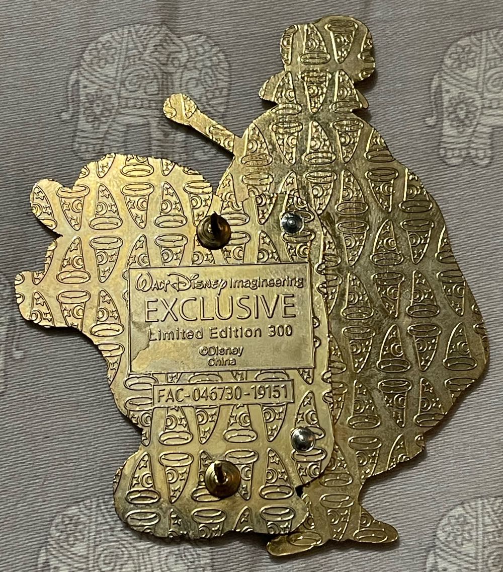 Madame Medusa With Brutus And Nero “Villains And Sidekicks” Series - WDI Limited Edition Disney Pin - Cast Member Exclusive pin collectible [Barcode 400910165361] - Main Image 2