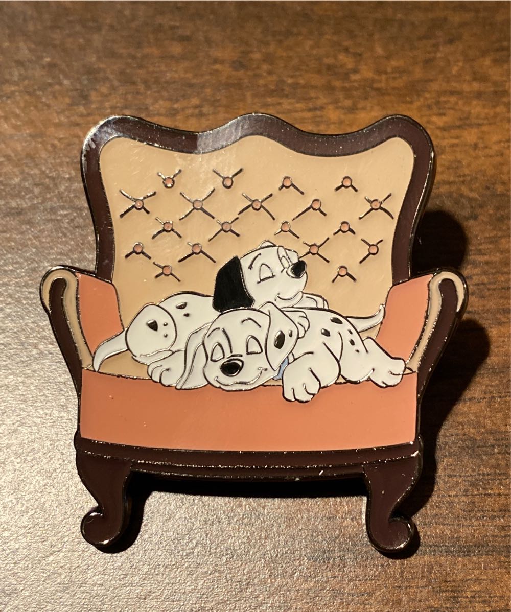 Pets In Chairs Dalmatians 101 Dalmatians  pin collectible - Main Image 1