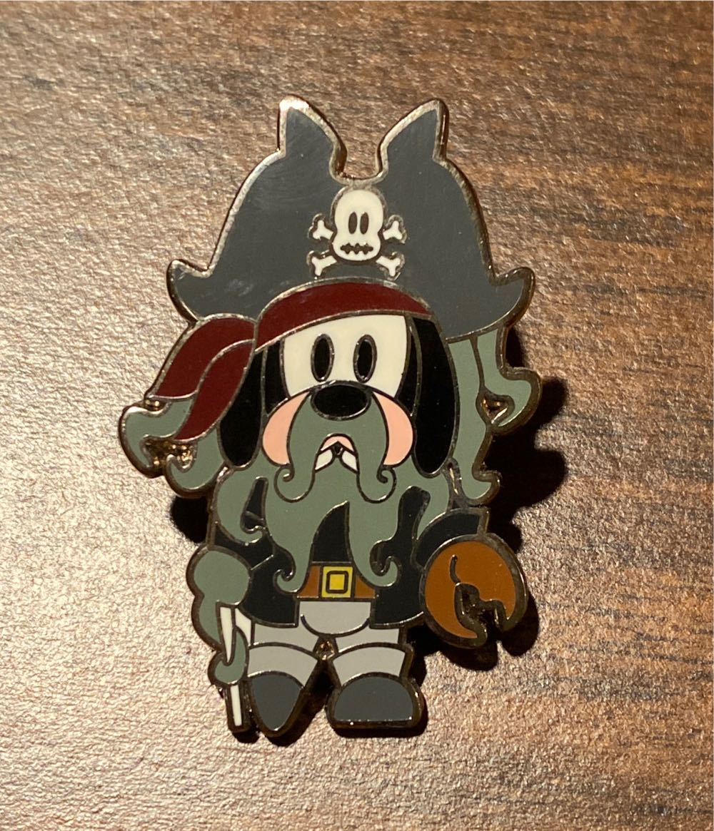 Pirate Starter Set Goofy As Davy Jones  pin collectible - Main Image 1