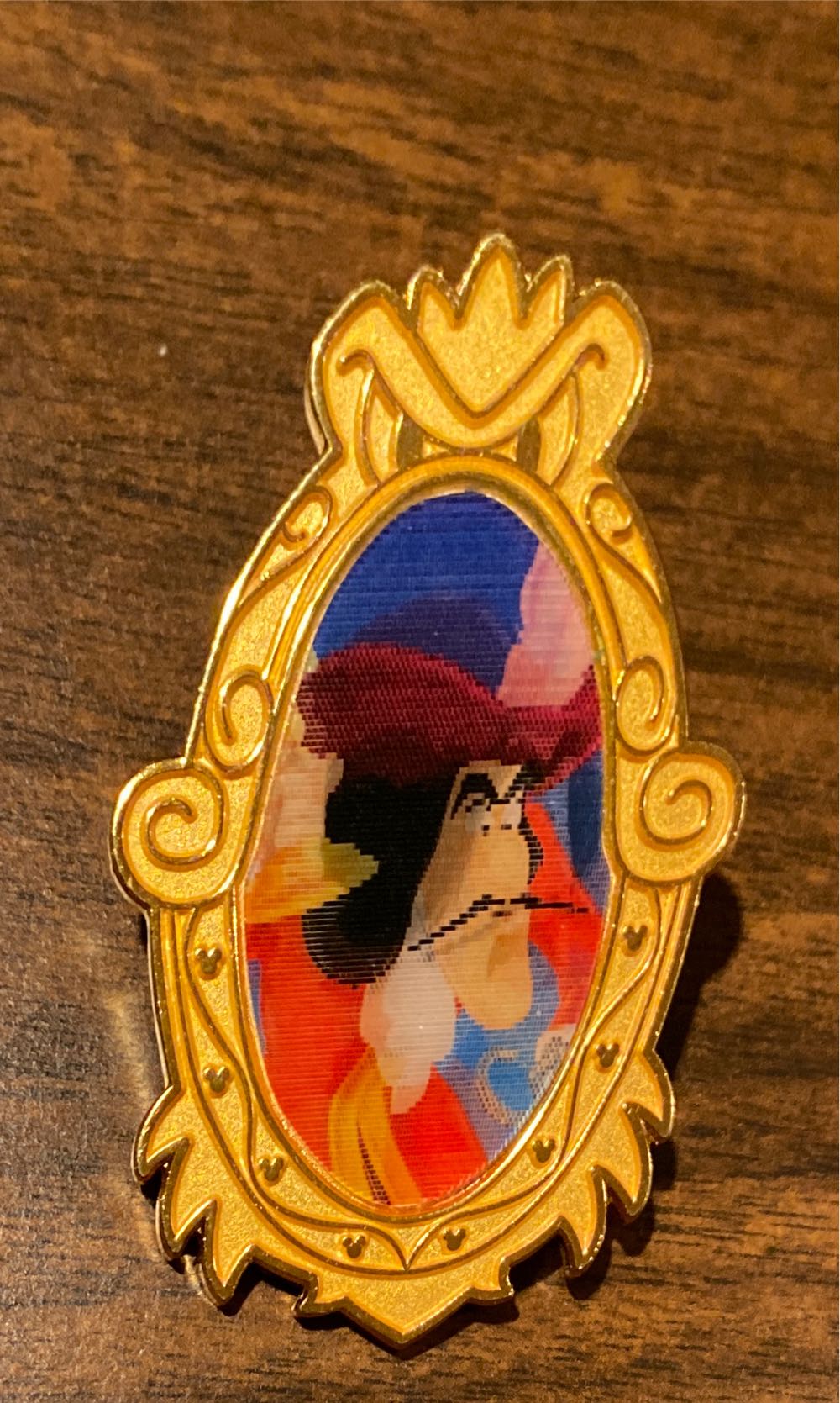 Captain Hook Changing Portrait  pin collectible - Main Image 2