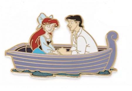 30960 - DS - The Little Mermaid Kiss the Girl Pin Set - Ariel and Eric ONLY  pin collectible - Main Image 2