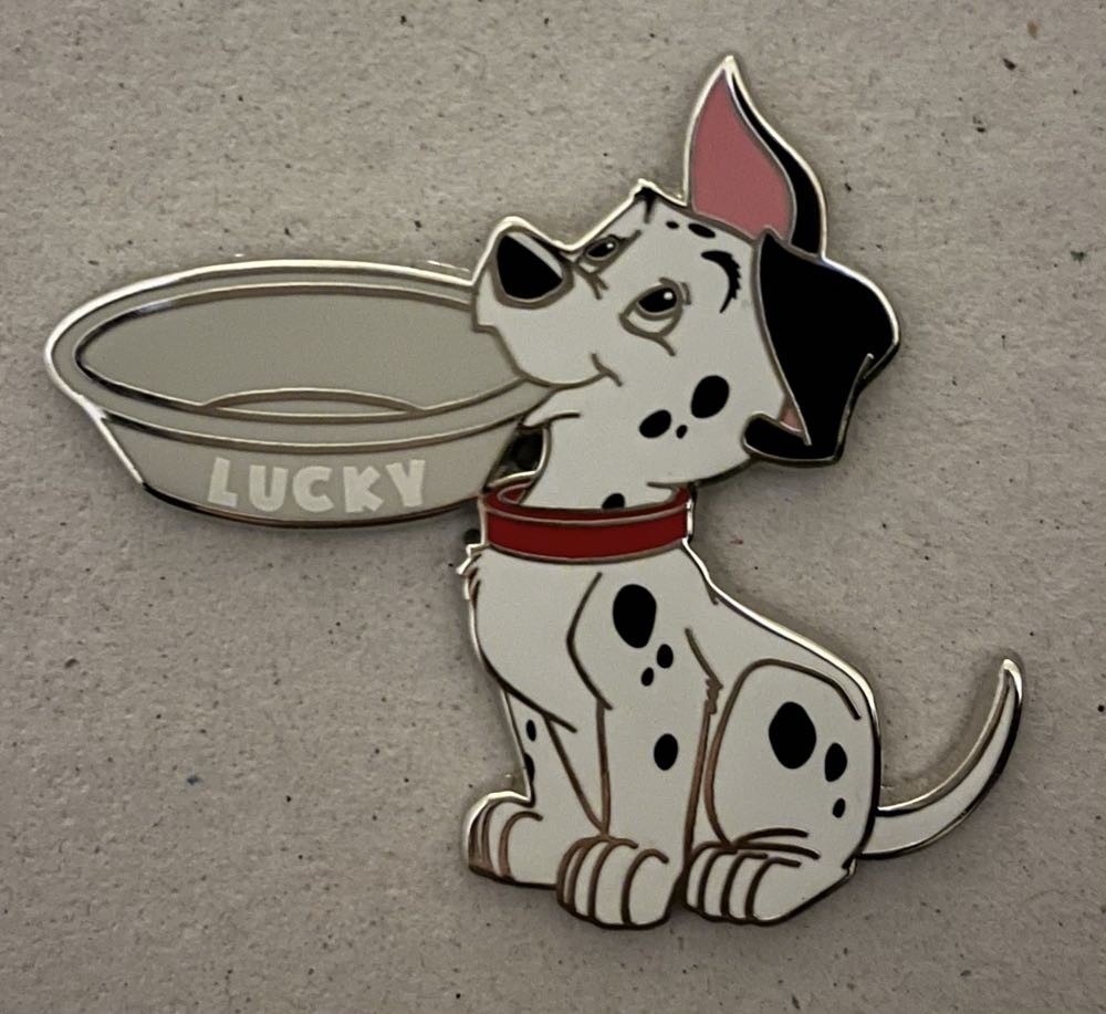 101 Dalmatian Pup Carrying Dish  pin collectible [Barcode 2078010210823] - Main Image 2