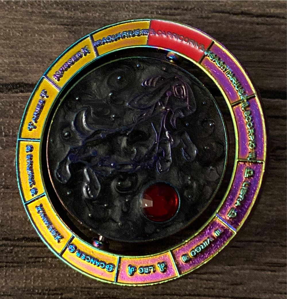 Zodiac Spinner Quasimodo Esmeralda And Djali  pin collectible - Main Image 2