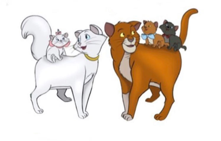 Duchess With Marie “Piggyback Rides” Series - FANTASY (FlightsOFancyFantasyPins) Disney Pin - Fantasy pin collectible - Main Image 3