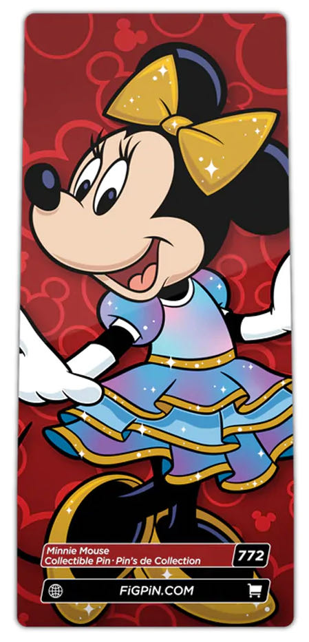 FigPin #772 Disney World 50th Anniversary - Minnie Mouse - Characters pin collectible [Barcode 465052086578] - Main Image 4